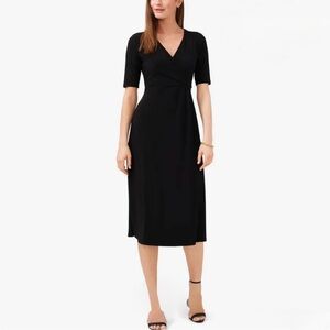 Donna Morgan black wrap dress in excellent condition​
